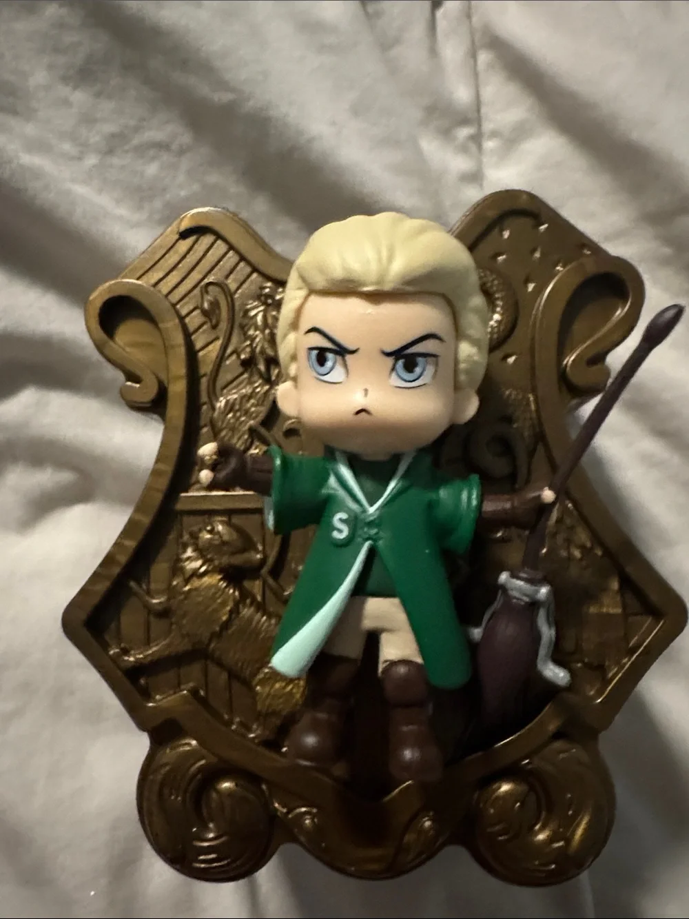 Funko Draco Malfoy Figure with Blonde Hair and Black Outfit - Picture 5 of 5